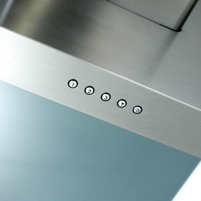 Luxair 100cm Flat Chimney Dunstabzugshaube - Edelstahl | LA-100-FLT-SS