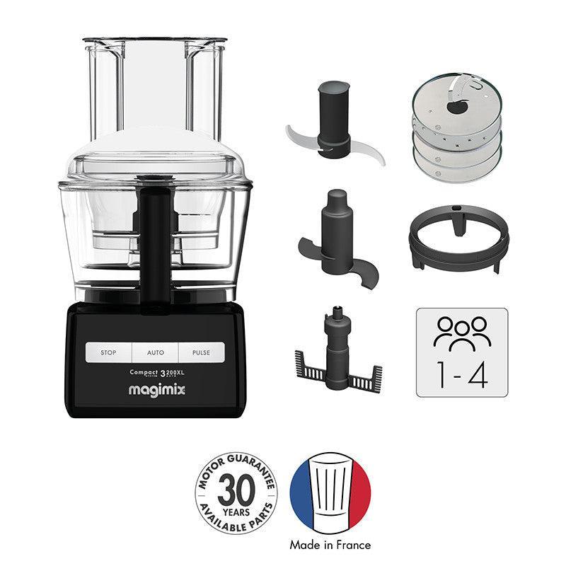 Magimix 3200XL 650W Küchenmaschine - Schwarz | 18373