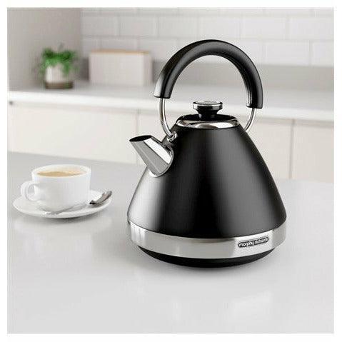 Morphy Richards 1.5L Venture Pyramid Wasserkocher - Schwarz | 100131