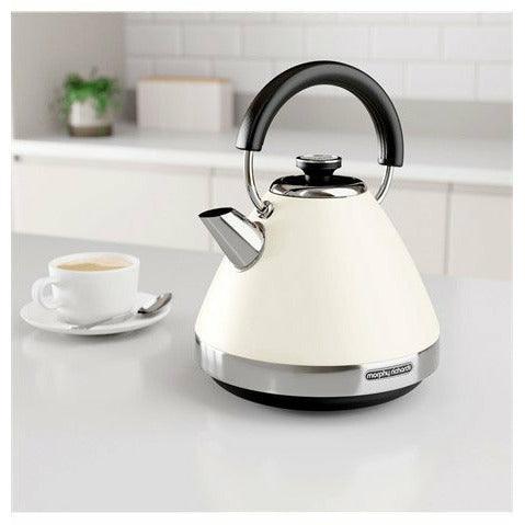 Morphy Richards 1.5L Venture Pyramid Wasserkocher - Cream | 100132