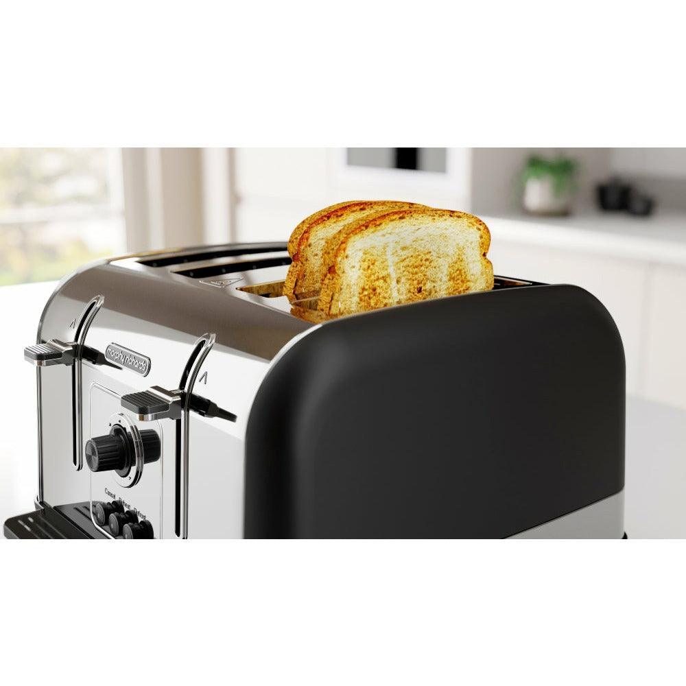 Morphy Richards 1800W 4 Slice Toaster - Schwarz | 240131