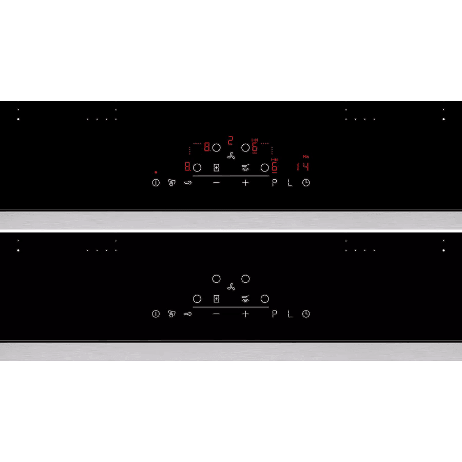 Neff N 70 80CM 4 Zone Induction Kochfeld mit Ventilation System - Schwarz | T48TD7BN2