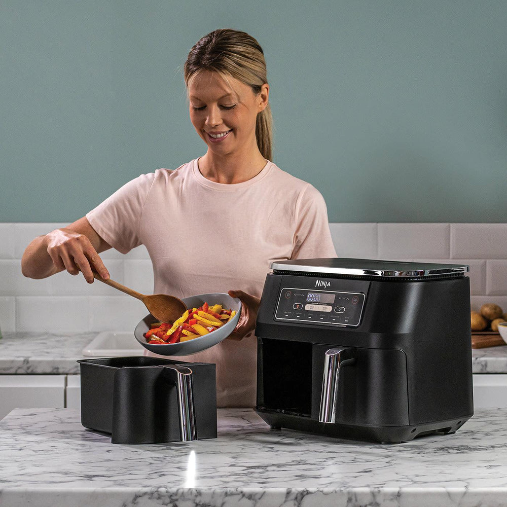 Ninja 7.6L 2400W Dual Zone Heißluftfritteuse - Grau | AF300UK