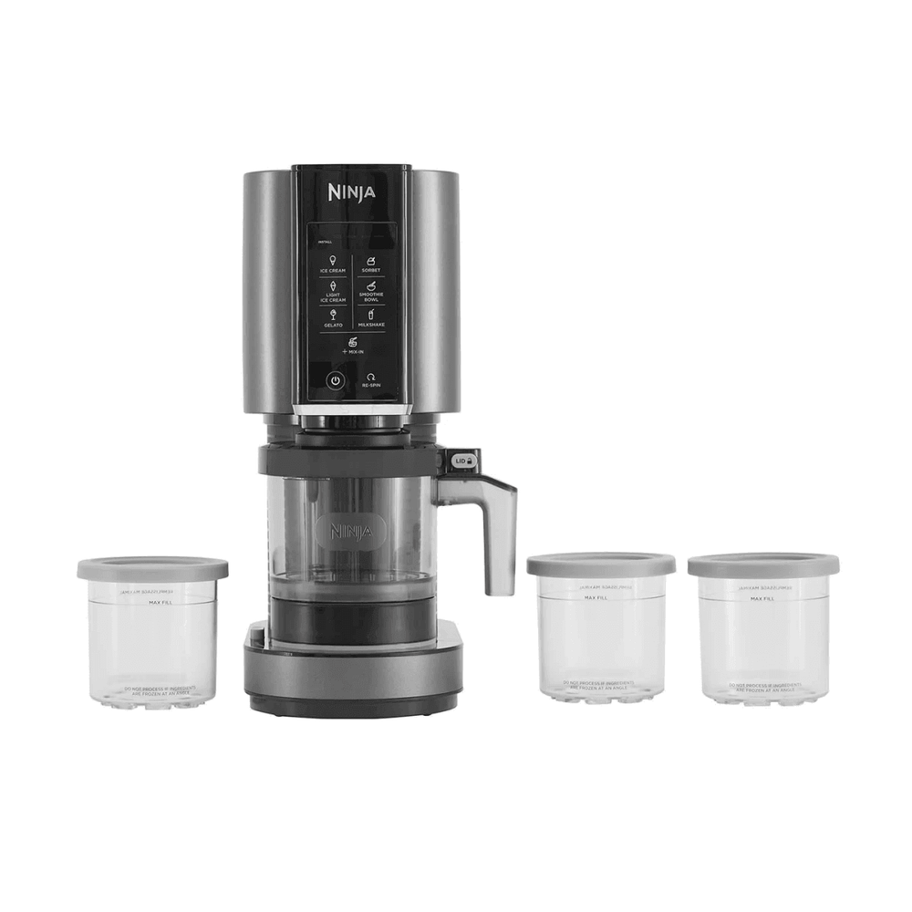 Ninja CREAMi Ice Cream & Frozen Dessert Maker - Schwarz & Grau | NC300UK