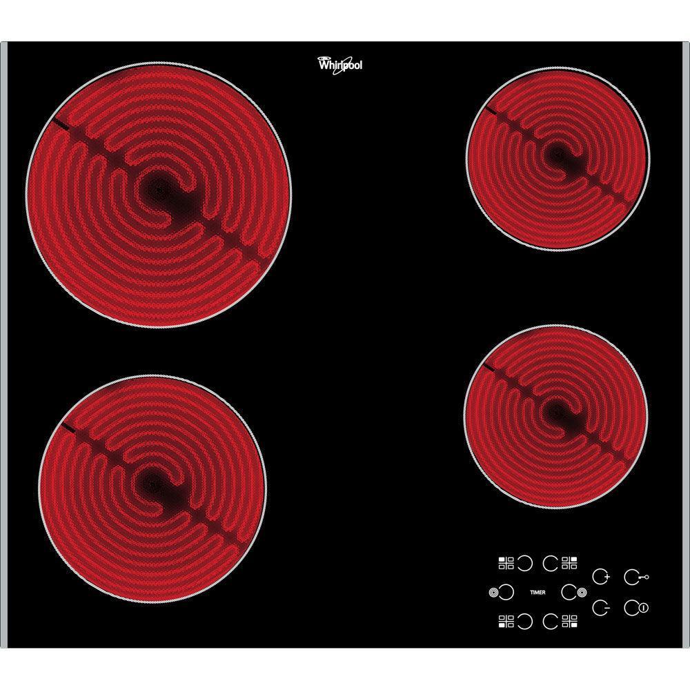 Whirlpool 60CM 4 Zone Ceramic Kochfeld - Schwarz | AKT8090LX