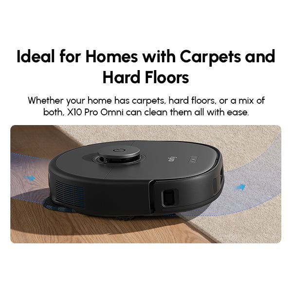 Eufy X10 Pro Omni Robot Vacuum und Mop mit All-in-One Station - Schwarz | T2351V11
