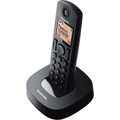 Panasonic Digital Cordless Dect Phone with 2 Handset - Black | KX-TGC312