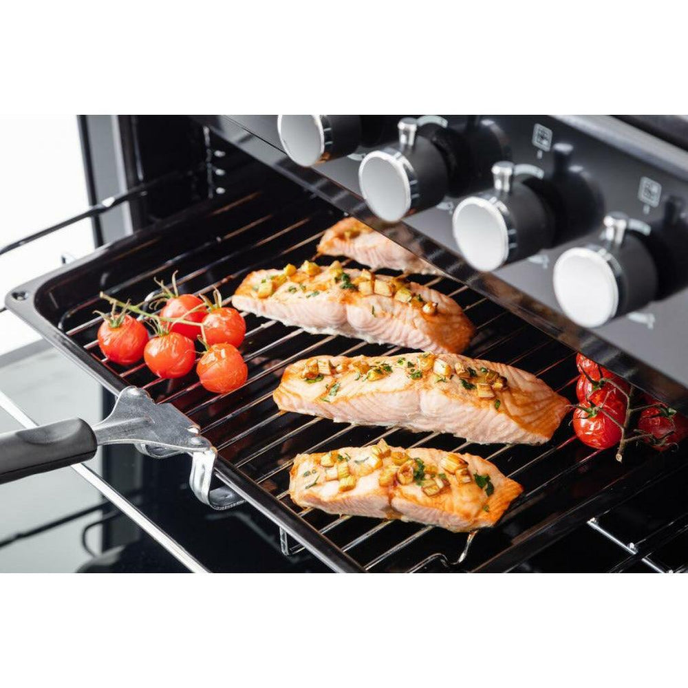Rangemaster Classic 60CM freistehend Dual Fuel Herd - Cream & Chrome | CLA60DFFCR/C
