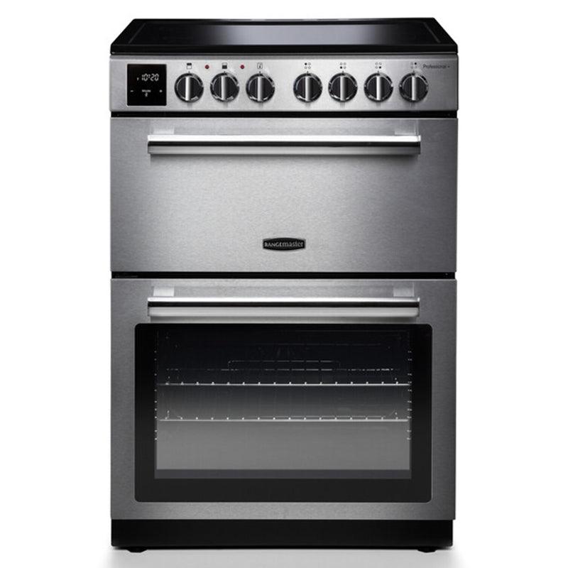 Rangemaster Professional Plus 60CM freistehend Electric Herd - Edelstahl & Chrome | PROPL60EISS/C
