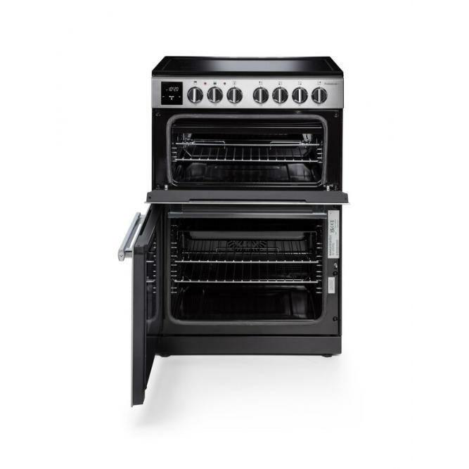 Rangemaster Professional Plus 60CM freistehend Electric Herd - Edelstahl & Chrome | PROPL60EISS/C
