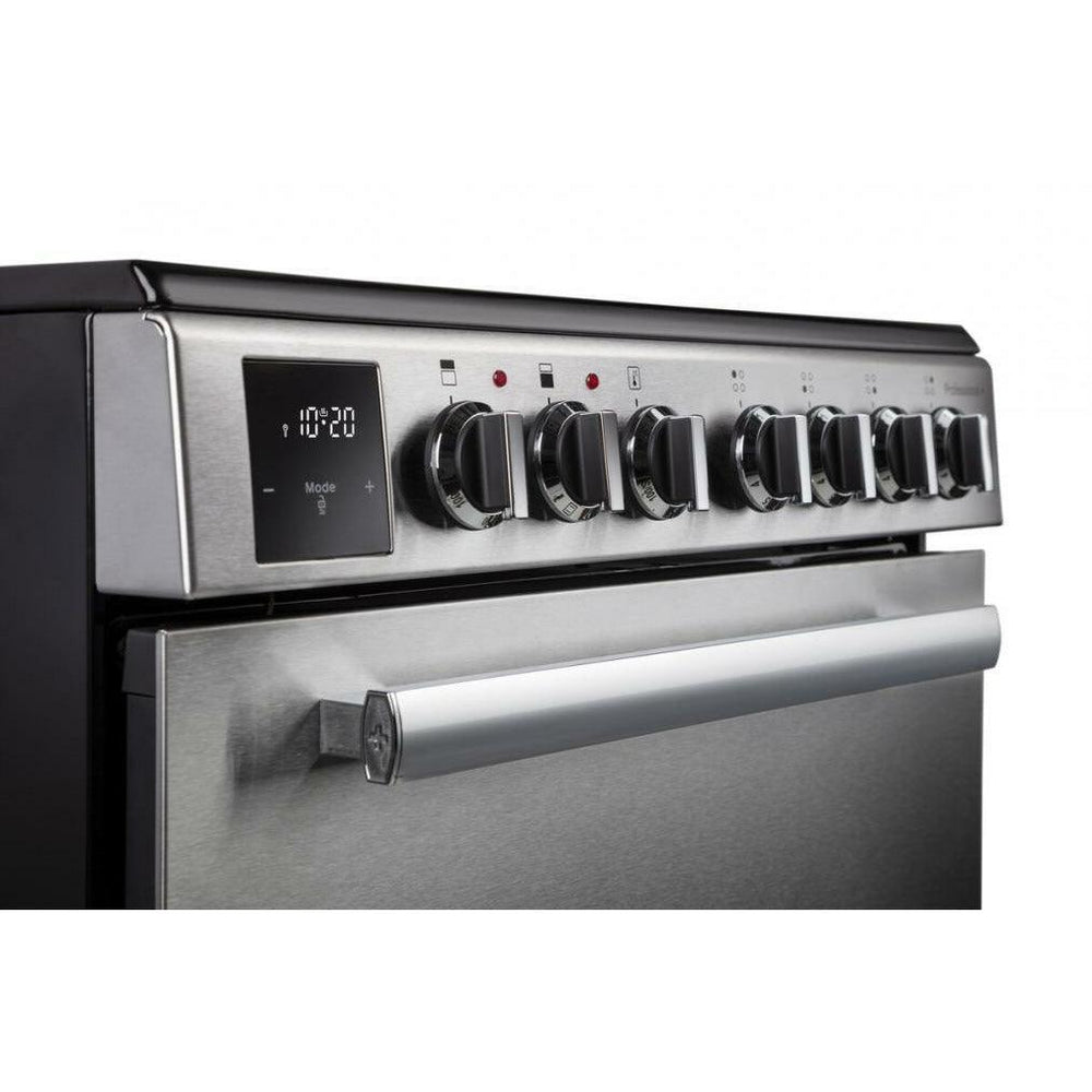 Rangemaster Professional Plus 60CM freistehend Electric Herd - Edelstahl & Chrome | PROPL60EISS/C