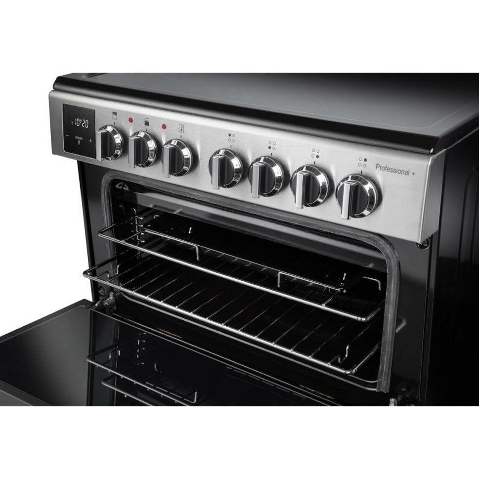 Rangemaster Professional Plus 60CM freistehend Electric Herd - Edelstahl & Chrome | PROPL60EISS/C
