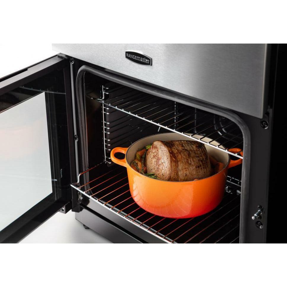 Rangemaster Professional Plus 60CM freistehend Electric Herd - Edelstahl & Chrome | PROPL60EISS/C