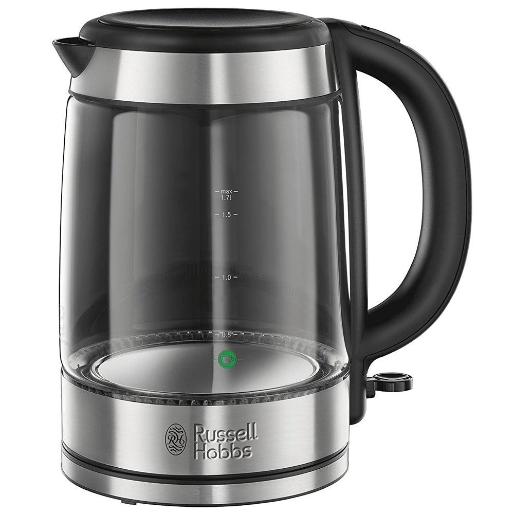 Russell Hobbs 1.7L Illuminating Glass Wasserkocher - Silber | 21600-10