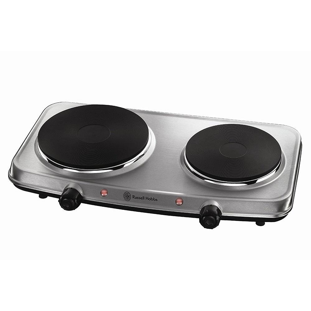 Russell Hobbs 25CM 2 Zone Electric Mini Kochfeld - Edelstahl | 15199