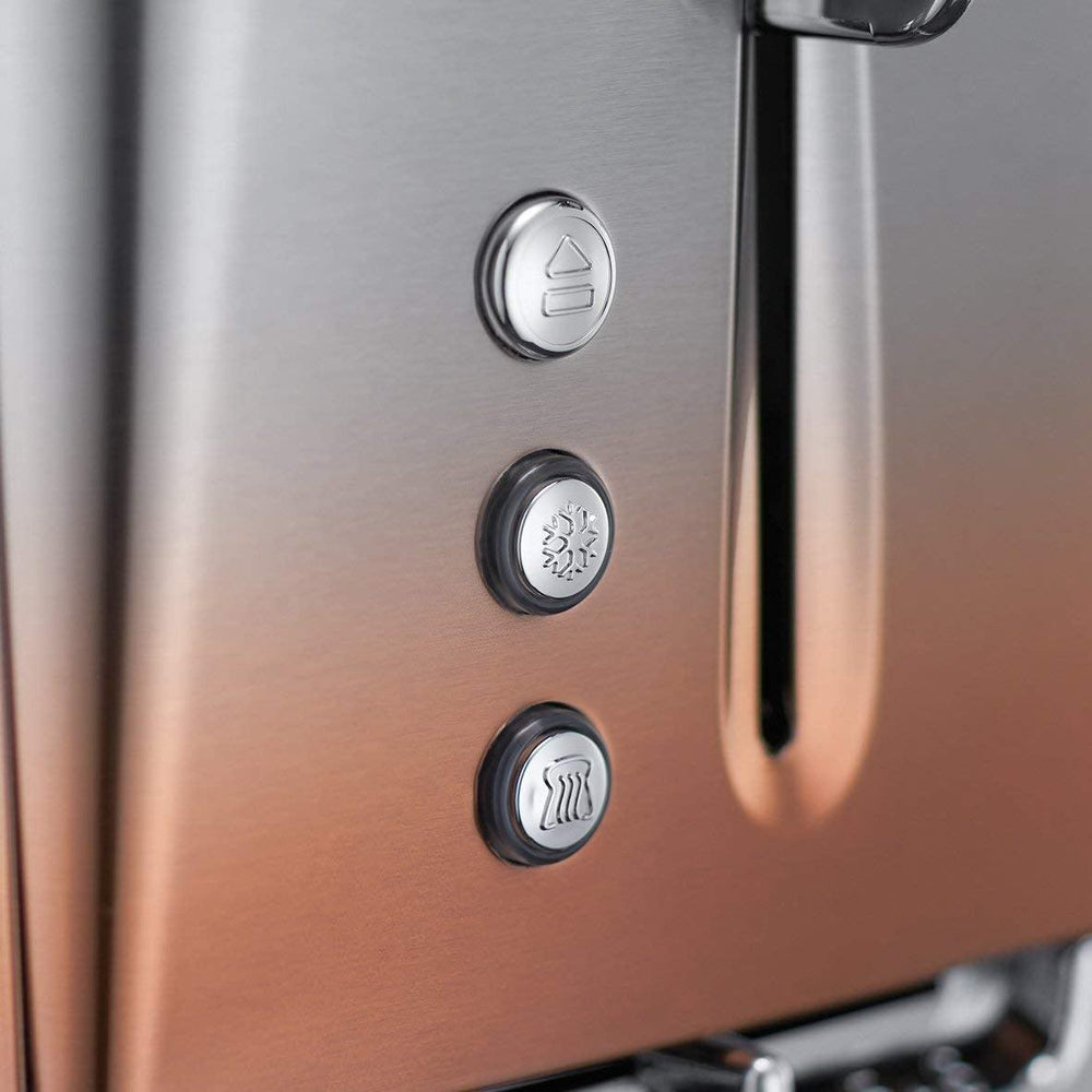 Russell Hobbs Eclipse 2400W 4 Slice Toaster - Copper Sunset | 25143