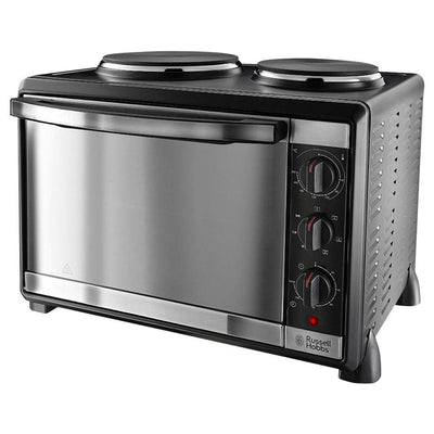 Russell Hobbs Electric Mini Kitchen Backofen mit 2 Zone Kochfeld - Schwarz | 22780
