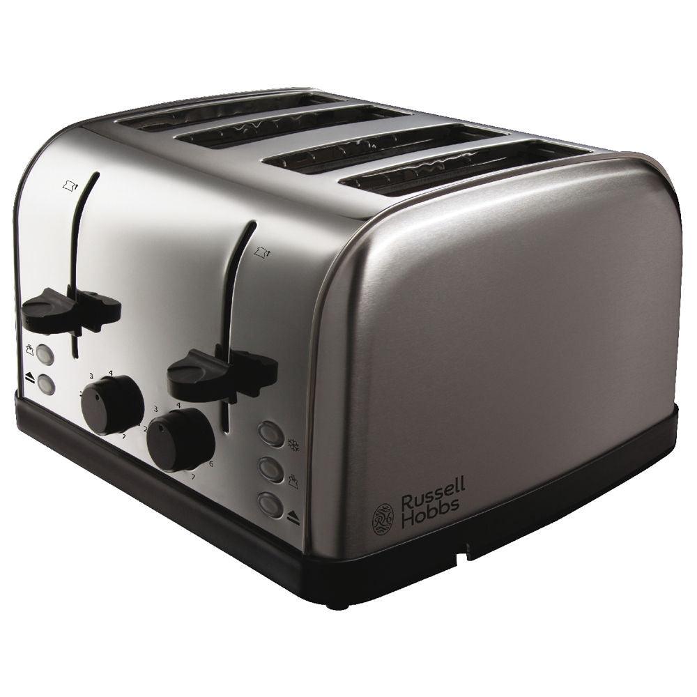 Russell Hobbs Futura 1500W 4 Slice Toaster - Edelstahl | 18790