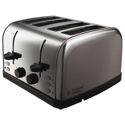 Russell Hobbs Futura 1500W 4 Slice Toaster - Edelstahl | 18790