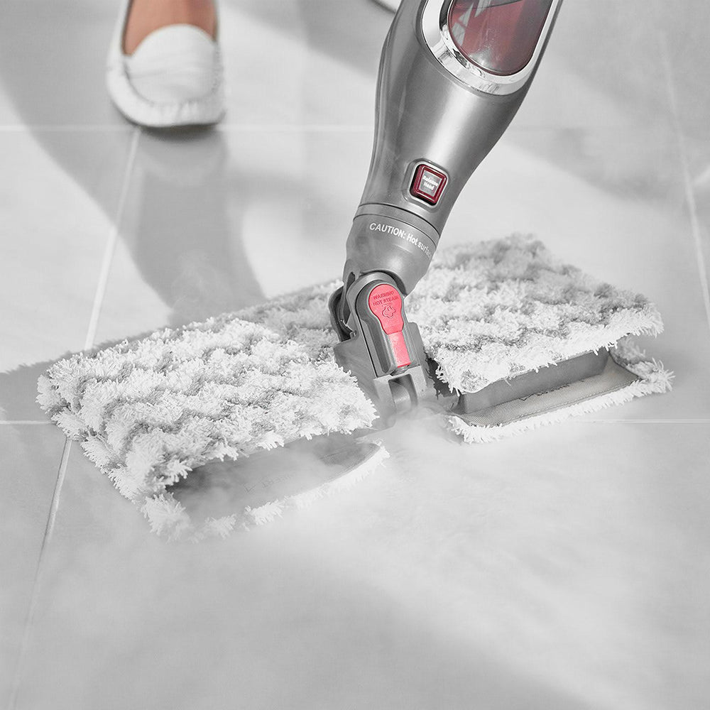 Shark 1200W Klik und Flip Automatic Steam Pocket Mop - Steel Grau | S6003UK