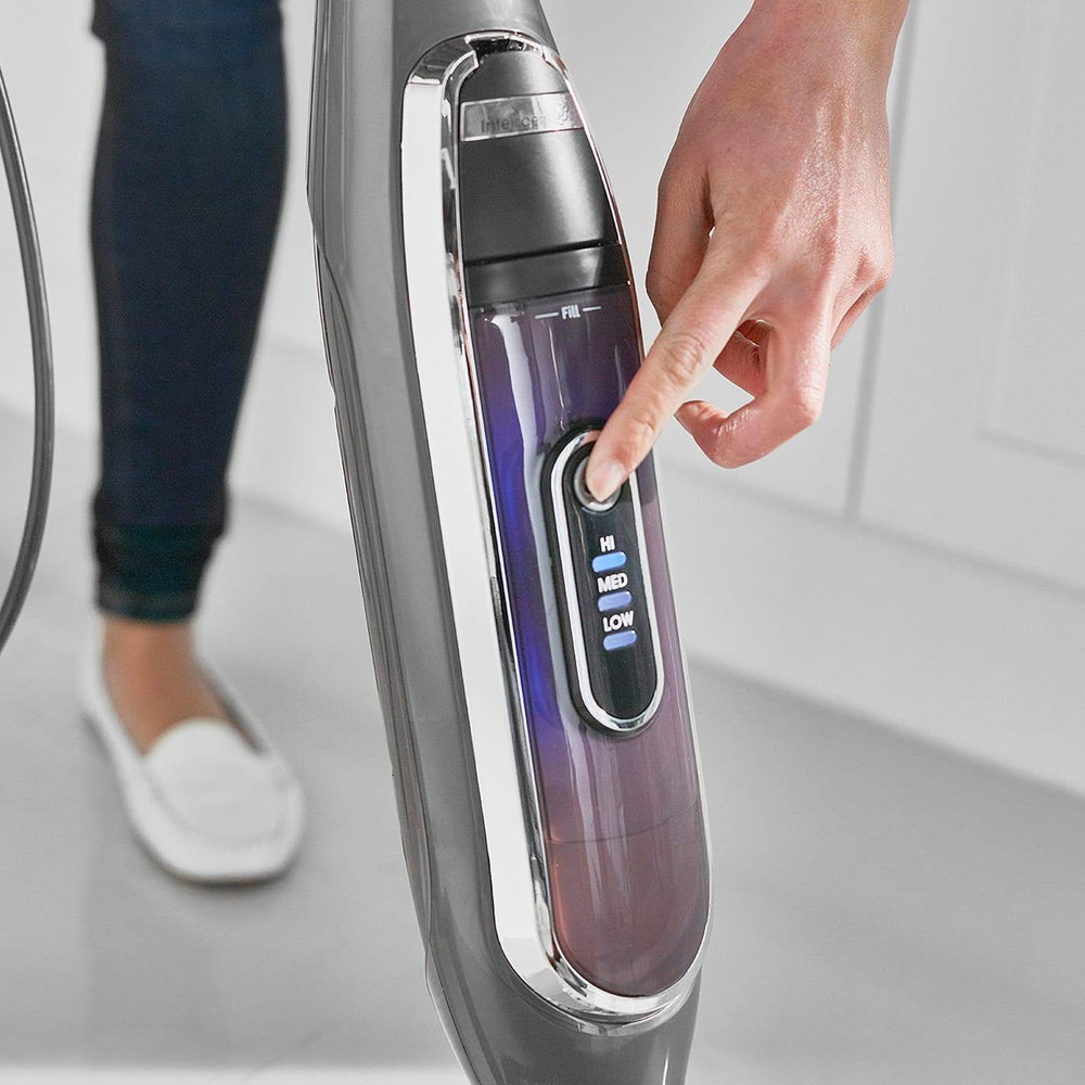 Shark 1200W Klik und Flip Automatic Steam Pocket Mop - Steel Grau | S6003UK