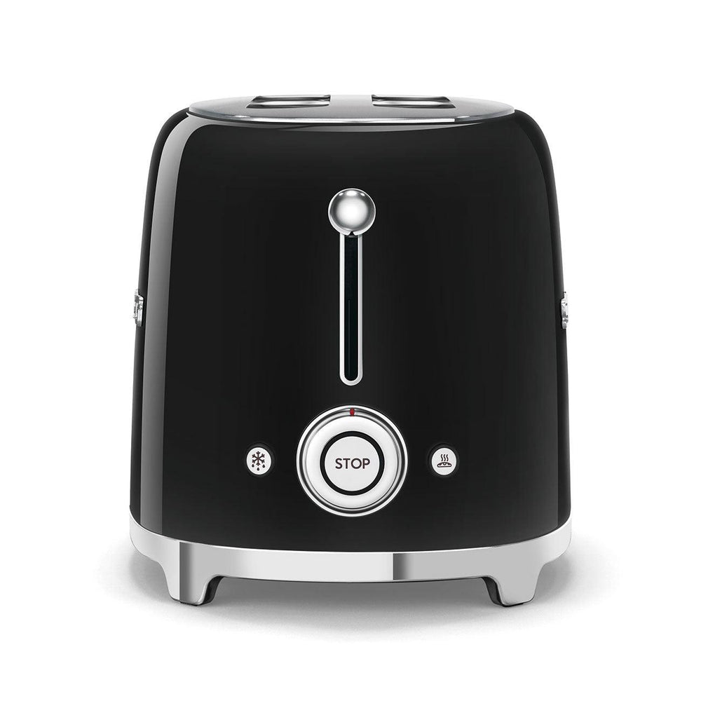Smeg 950W 2 Slice Toaster - Schwarz | TSF01BLUK
