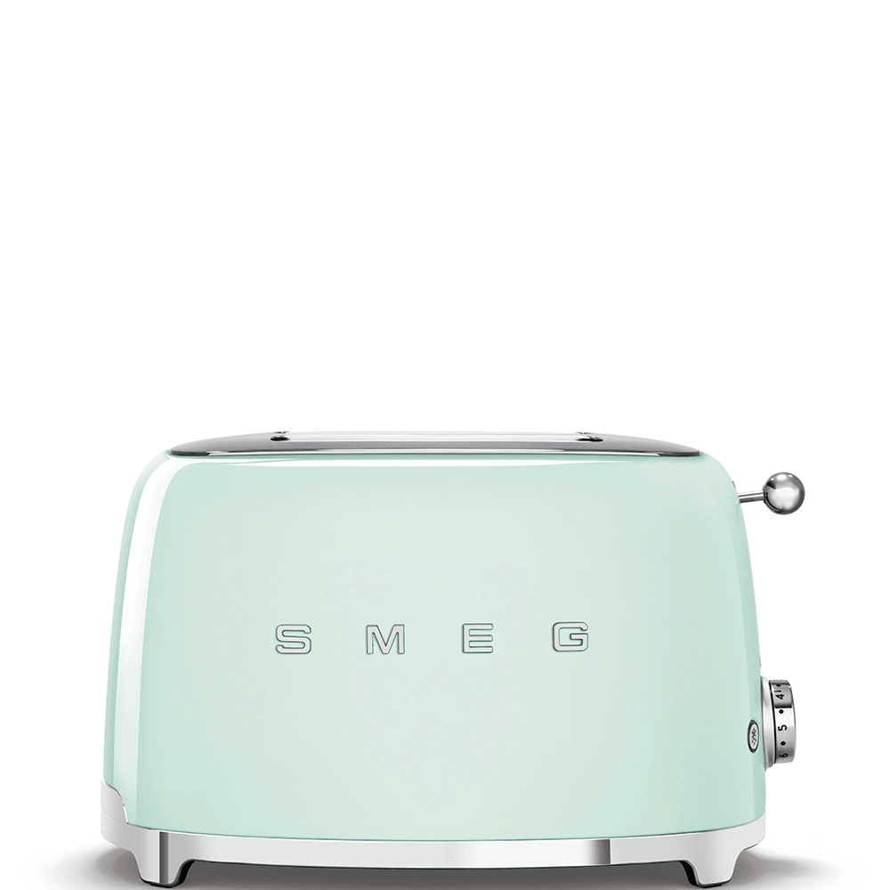 Smeg 950W 2 Slice Toaster - Pastel Grün | TSF01PGUK