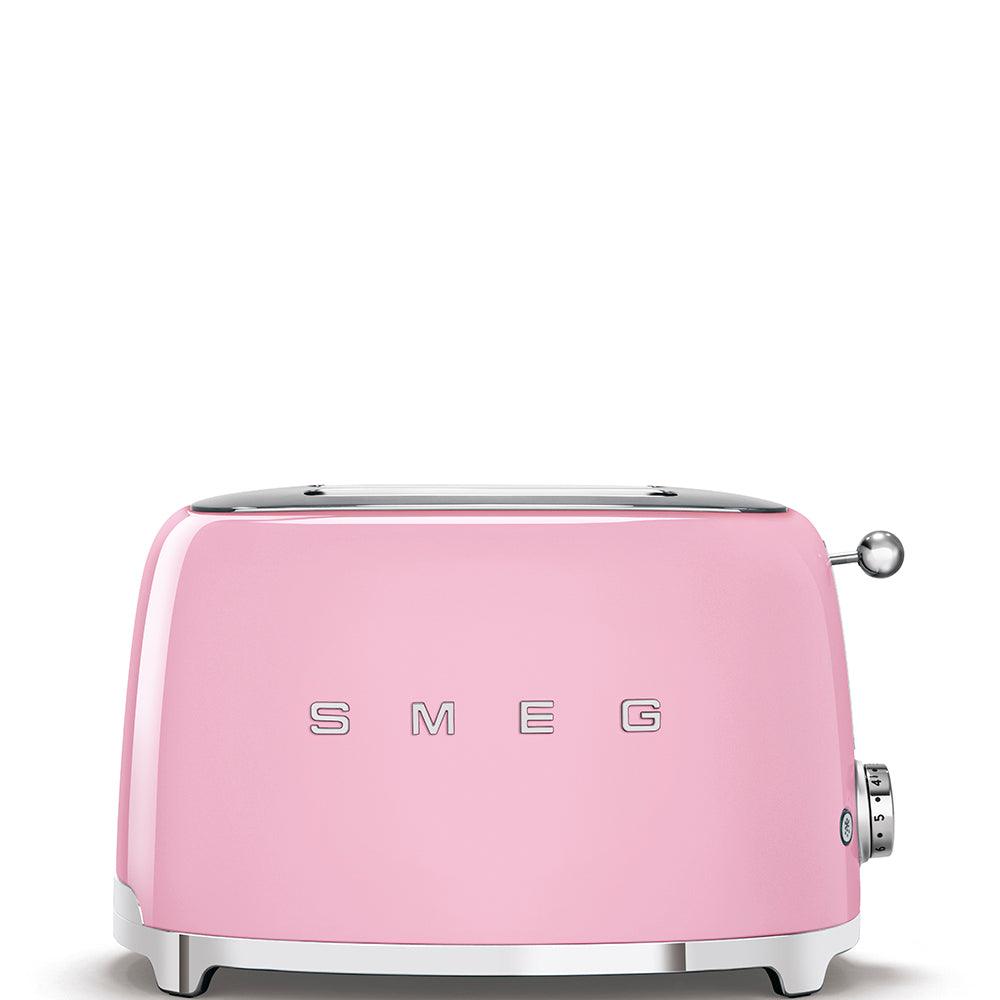 Smeg 950W 2 Slice Toaster - Pink | TSF01PKUK