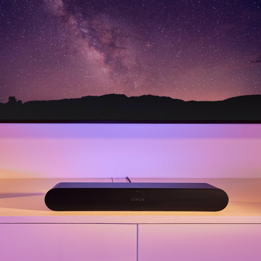 Sonos Ray Compact Smart Soundbar - Schwarz | RAYG1UK1BLK