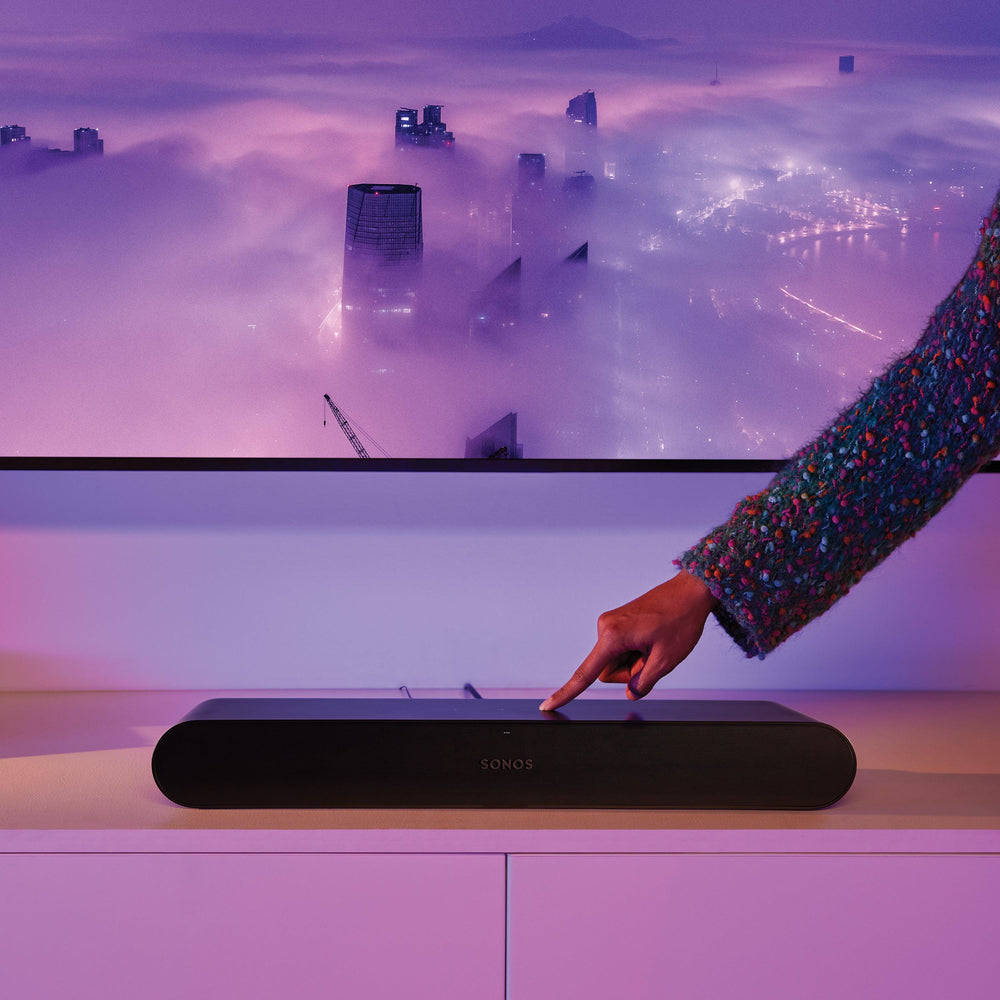 Sonos Ray Compact Smart Soundbar - Schwarz | RAYG1UK1BLK