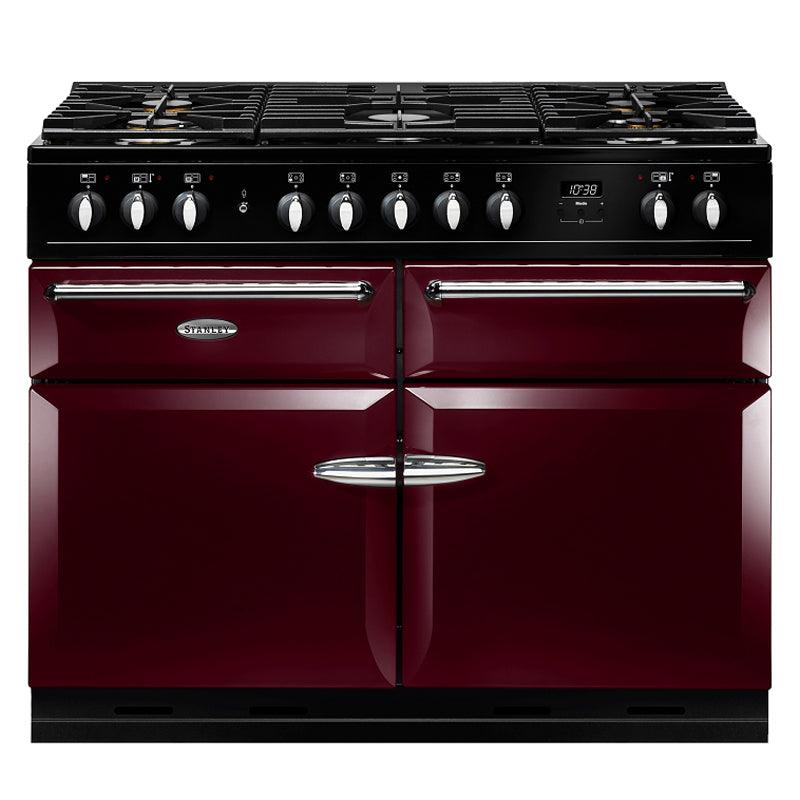 Stanley Supreme Deluxe 110CM Dual Fuel Range Cooker - Cranberry | SDL110DFCBY/