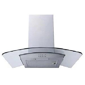 Thor 60CM Chimney Curved Glass Dunstabzugshaube - Edelstahl | T21350XBSS