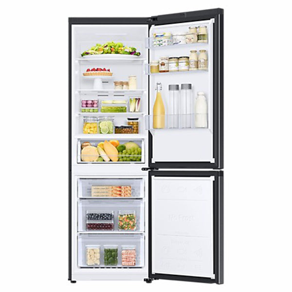 Samsung Series 6 344L Frost Free freistehend Kühl-Gefrierkombination - Schwarz | RB34C600EBN/EU
