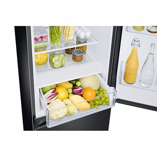 Samsung Series 6 344L Frost Free freistehend Kühl-Gefrierkombination - Schwarz | RB34C600EBN/EU