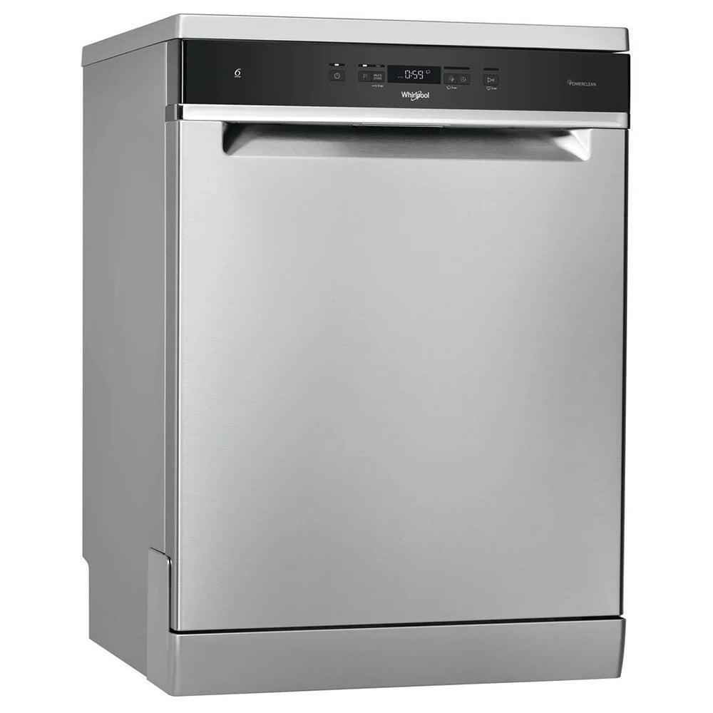 Whirlpool 60CM freistehend Standard Geschirrspüler - Inox | WFC3C33PFXUK