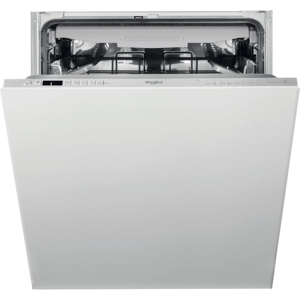 Whirlpool 60CM integriert Standard Geschirrspüler - Silber | WIC3C33PFEUK