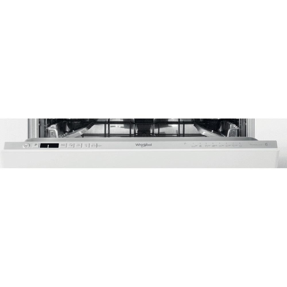 Whirlpool 60CM integriert Standard Geschirrspüler - Silber | WIC3C33PFEUK