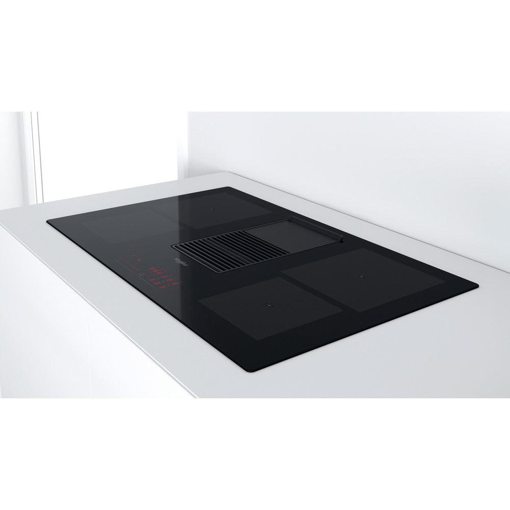 Whirlpool 85CM 4 Zone Induction Kochfeld mit Ventilation System - Schwarz | WVH92KFKIT