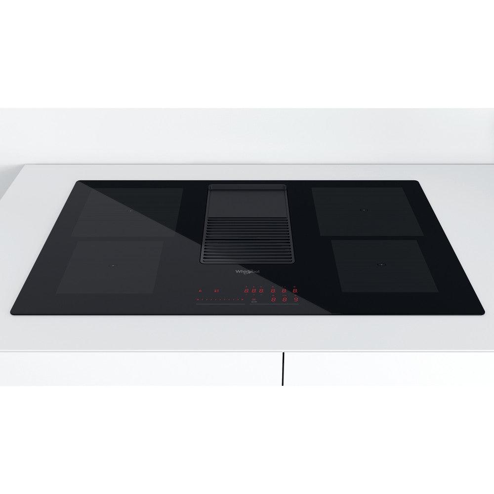 Whirlpool 85CM 4 Zone Induction Kochfeld mit Ventilation System - Schwarz | WVH92KFKIT